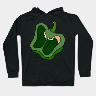 Green Bell Pepper Half Slice Hoodie